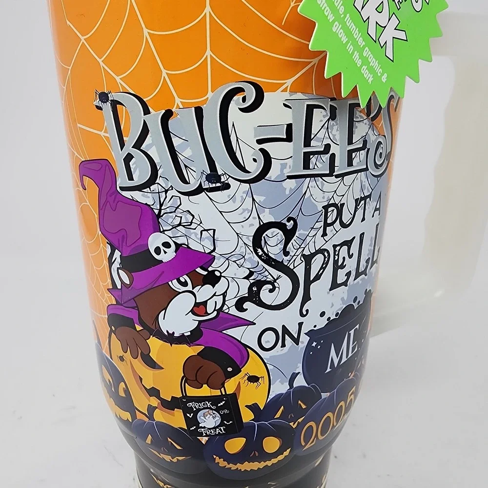 Buc-ees YOU PUT A SPELL ON ME 2025 Halloween GLOW IN DARK 40oz Yukon Tumbler NWT